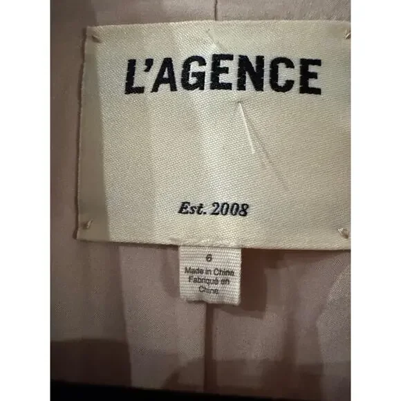 L'AGENCE Chamberlain Blazer in Toasted Almond size 6 (New) $675 - Picture 2 of 4